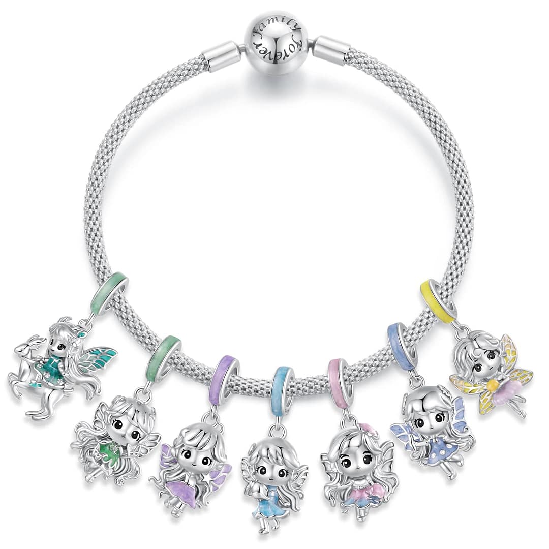 Lavender Sky Fairy Charm for Pandora Bracelet | Disney Lovers gift | S925 Sterling Silver | Go Glam Girl 17 Fairy Charms Collection for Pandora Bracelet | Disney Lovers gift | S925 Sterling Silver | Go Glam Girl