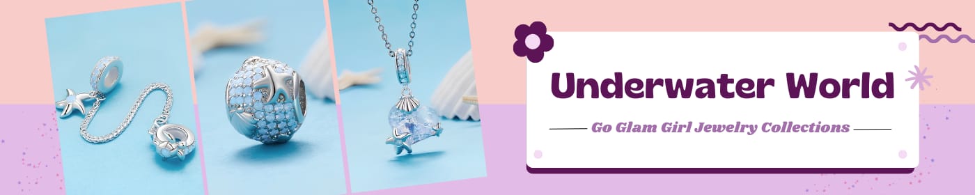 S925 Underwater World Charms Collection | Go Glam Girl jewelry shop