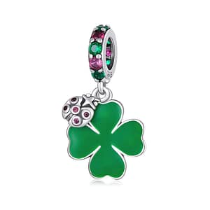 Ladybug & Four Leaf Clover | Go Glam Girl Shop