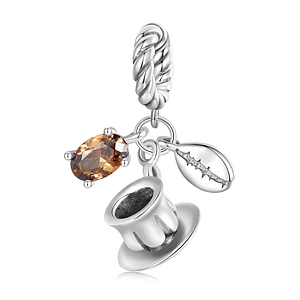 S925 Coffee Dangle Charm | Go Glam Girl jewelry shop