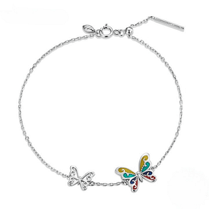 Delicate Butterflies Chain Bracelet | Go Glam Girl jewelry shop