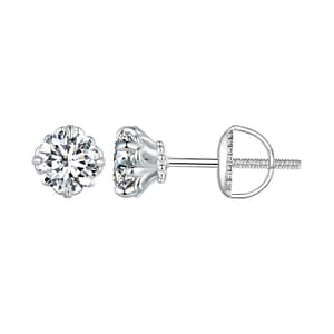 S925 Classic Moissanite Stud Earrings | Fine Jewelry | Go Glam Girl jewelry shop