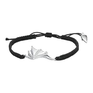Demon Wing Rope Bracelet | Angel & Demon Lovers Collection | Go Glam Girl Jewelry shop