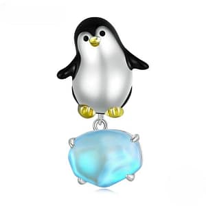 Cute Penguin on the Ice Charm | Go Glam Girl Shop