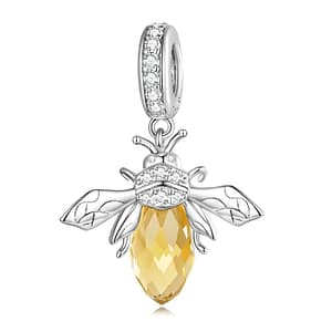 S925 Queen Bee Dangle Charm | Go Glam Girl jewelry shop
