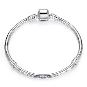 Barrel Clasp Snake Chain Bracelet | Go Glam Girl