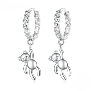Cute Teddy Bear Drop Earrings | Go Glam Girl Shop