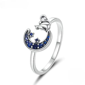 Moon cat ring | Go Glam Girl Shop