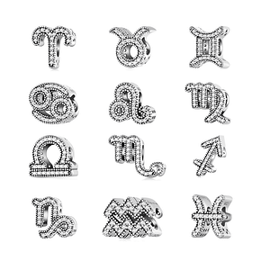 S925 Exquisite Zodiac Constellation Charms | Go Glam Girl jewelry shop