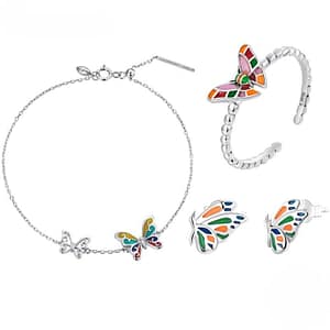 Delicate Butterfly Jewelry Set | Go Glam Girl jewelry shop
