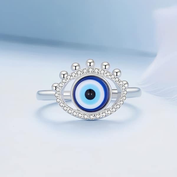 The power of Evil Eye and Hamsa symbols: protecting yourself and your loved ones 21 S925 Evil Eye Ring | Go Glam Girl jewelry shop