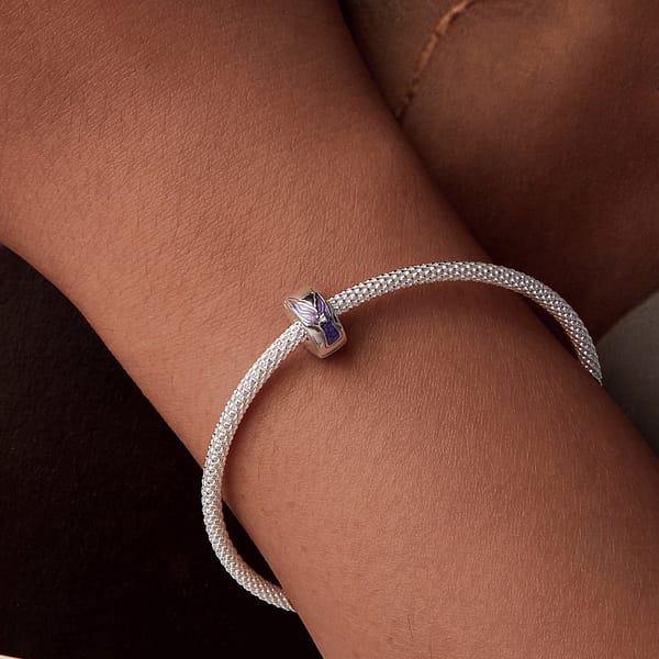 Dive into Style: 10 Must-Have Ocean-Inspired Jewelry Pieces of 2023 26 Sterling silver mermaid tail clip charm with cubic zirconia stones, part of Mermaid Legend Charms Collection.