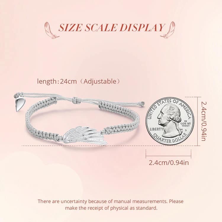 Angel Wing Rope Bracelet 12 Angel Wing Rope Bracelet | Angel & Demon Lovers Collection | Go Glam Girl Jewelry shop