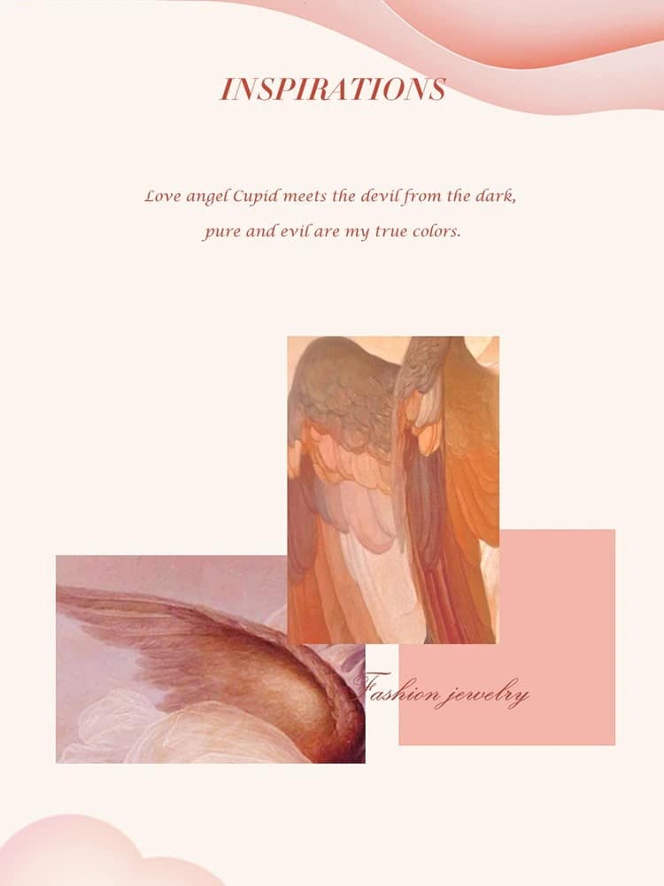 Angel Wing Rope Bracelet 9 Angel & Demon Lovers Collection | Go Glam Girl Jewelry shop