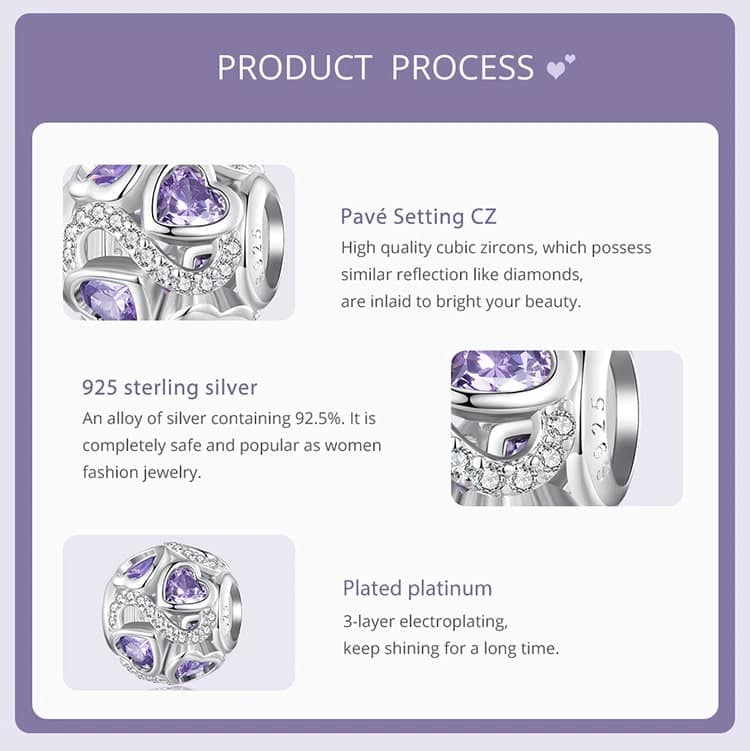 Infinite Love Charm for Pandora Bracelet | Valentine's Day Gift | S925 Sterling Silver | Go Glam Girl 12 Infinite Love Charm | Infinite Love Charms Collection | Go Glam Girl jewelry shop