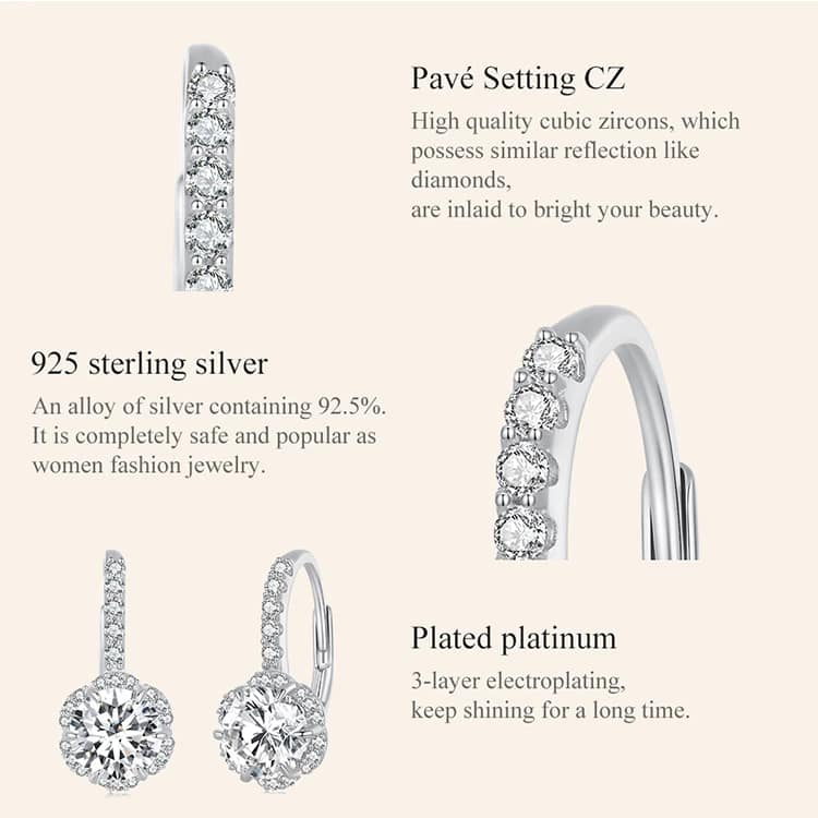 Delicate Round Moissanite Hoop Earrings 13 S925 Delicate Round Moissanite Hoop Earrings | Fine Jewelry | Go Glam Girl jewelry shop