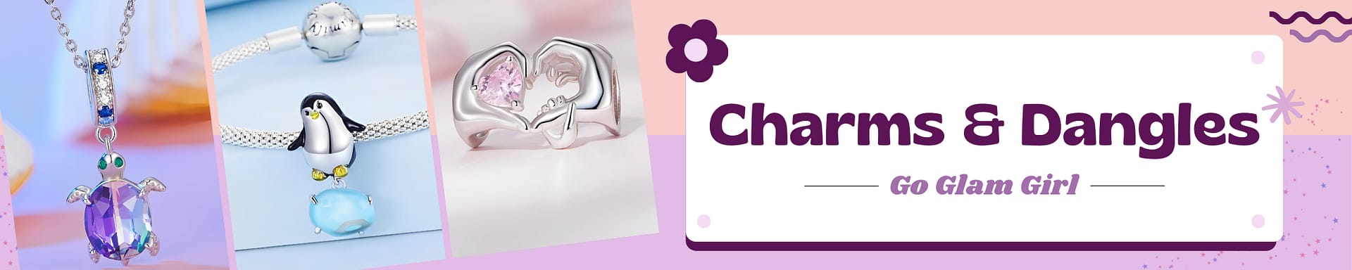 Charms, Dangle Charms & Pendants | Go Glam Girl jewelry shop