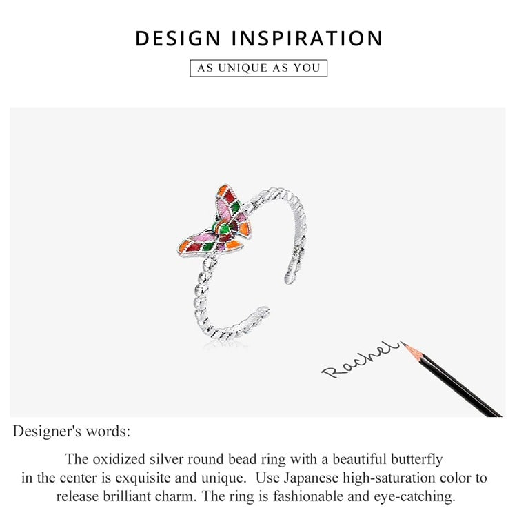 Delicate Butterfly Ring | Open Rings | S925 Sterling Silver | Go Glam Girl 8 Delicate Butterfly Ring | Go Glam Girl jewelry shop