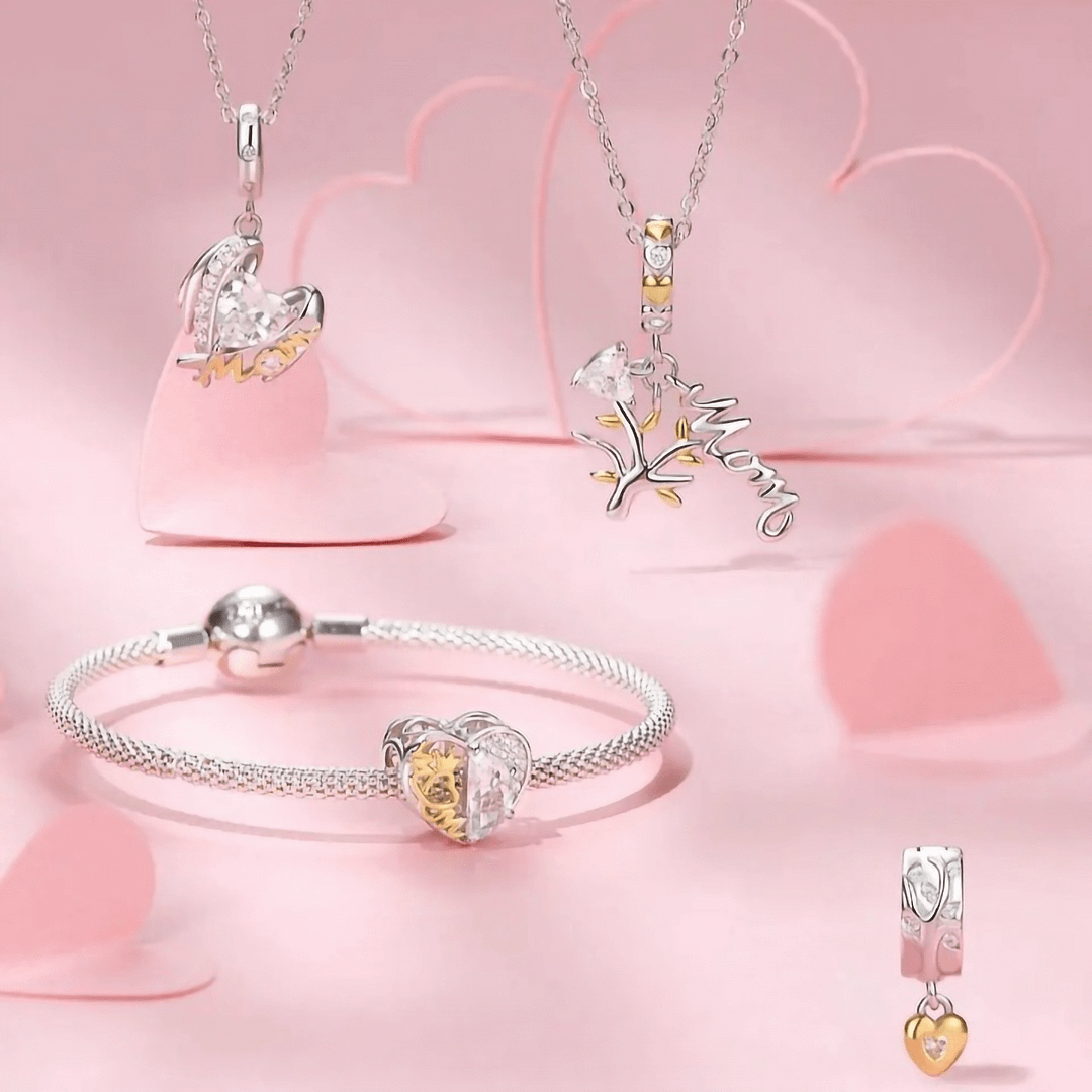 Mom Tree of Life Clip Charm for Pandora Bracelet | S925 Sterling Silver | Go Glam Girl 11 S925 Motherly Love Charms Collection | Go Glam Girl jewelry shop